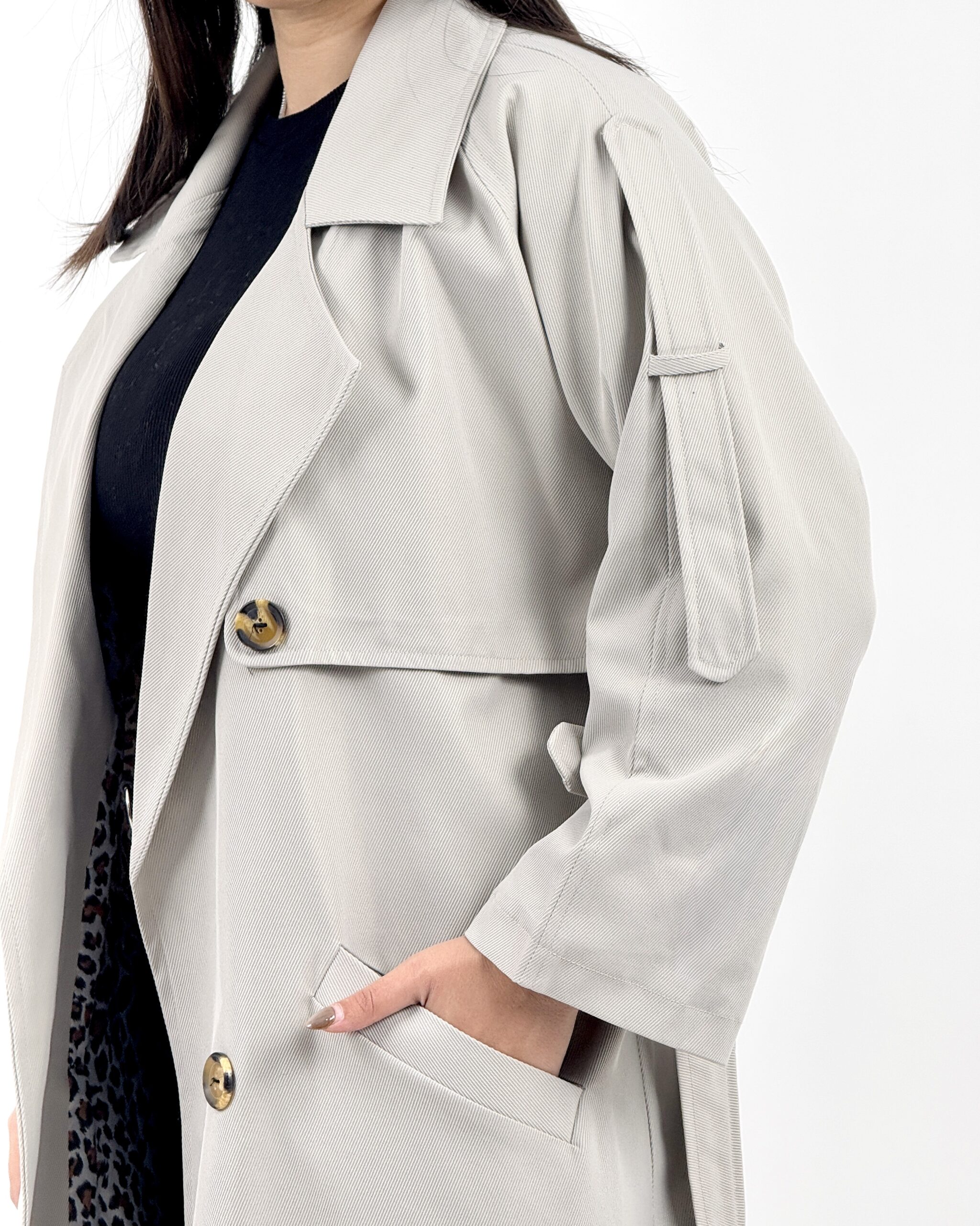 بارونی بلند آسترپلنگی جانا - Image 8