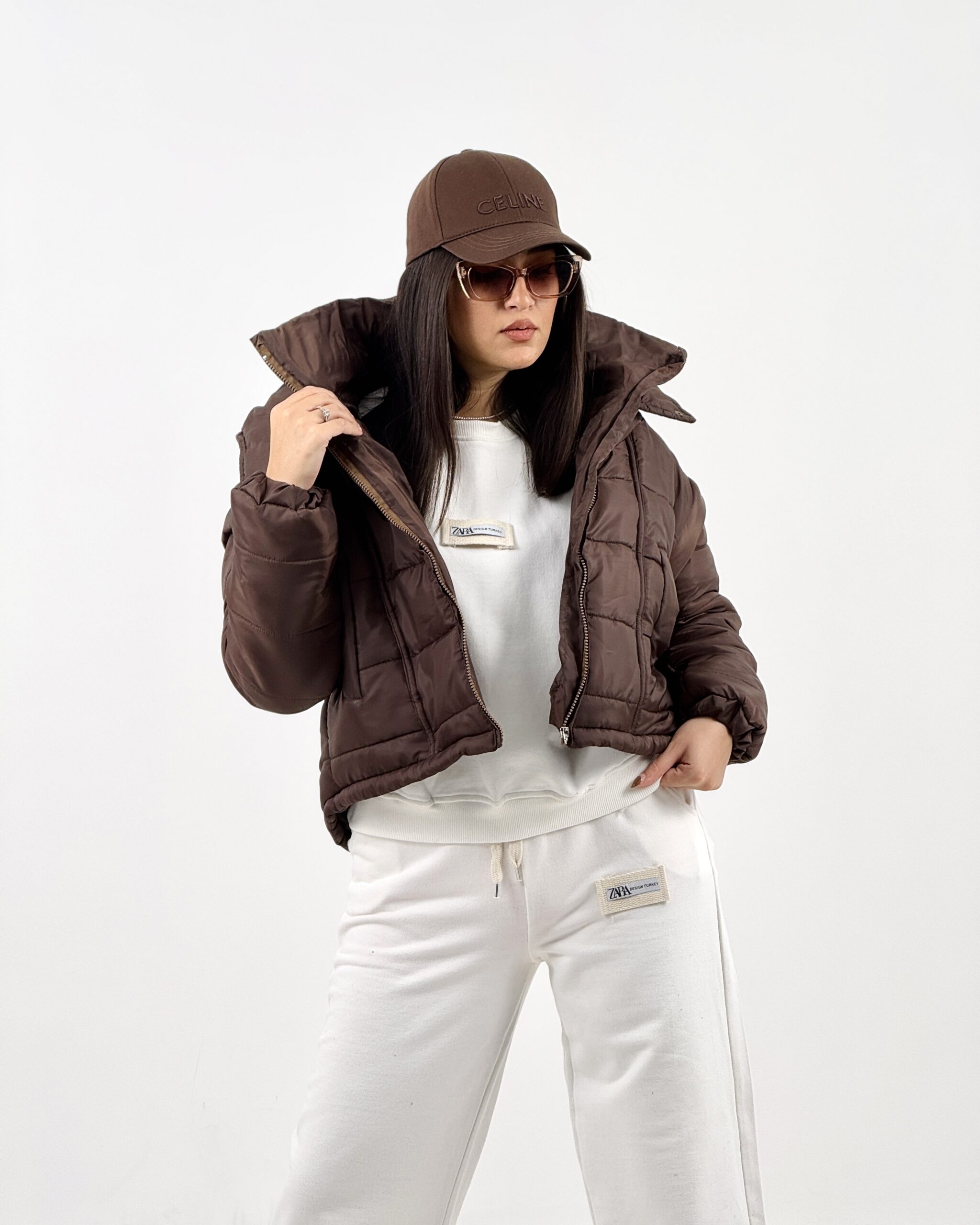 Alternative view of کاپشن پافرشو نگین