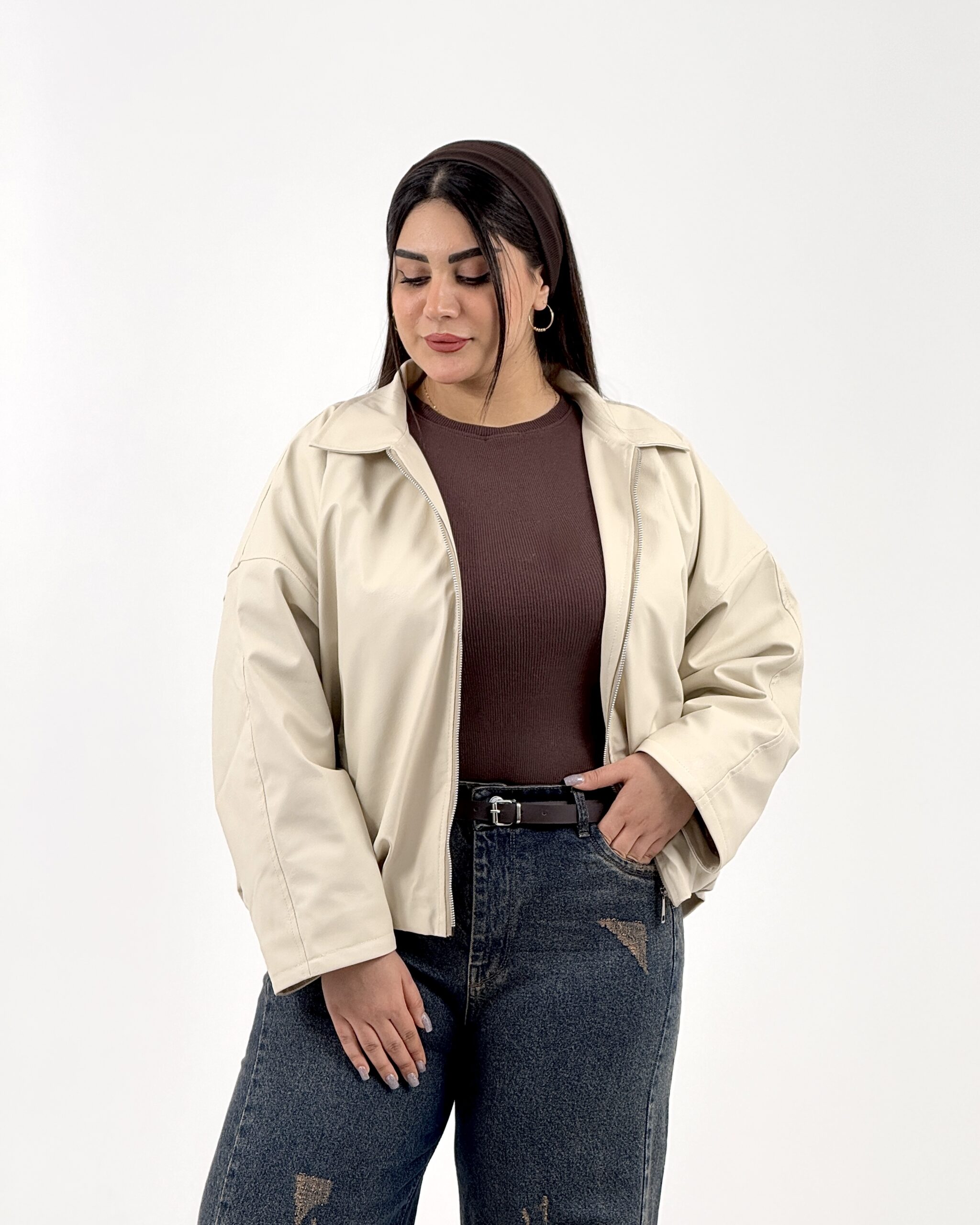 Alternative view of کت چرم لیا