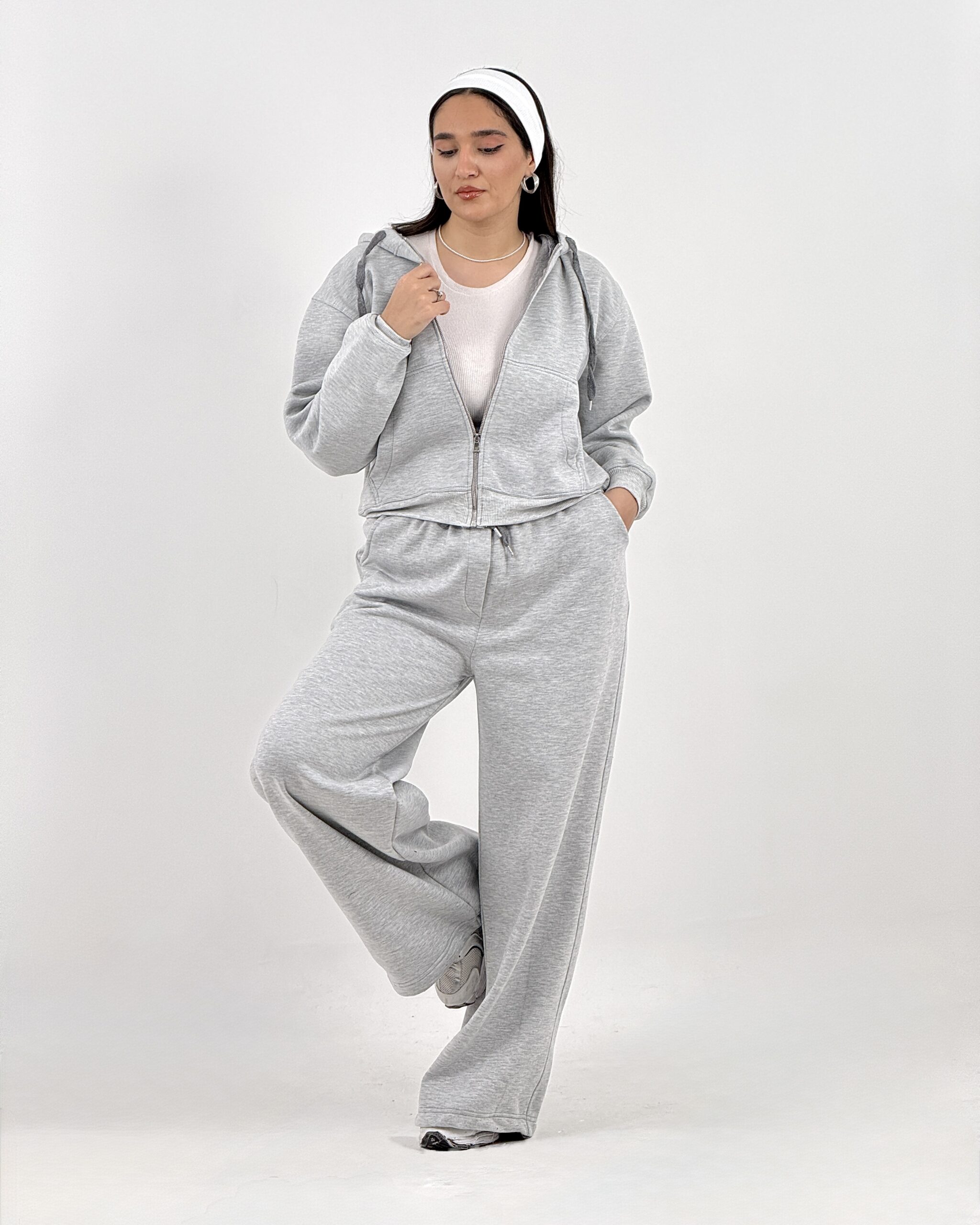 ست سویشرت و شلوار فندی