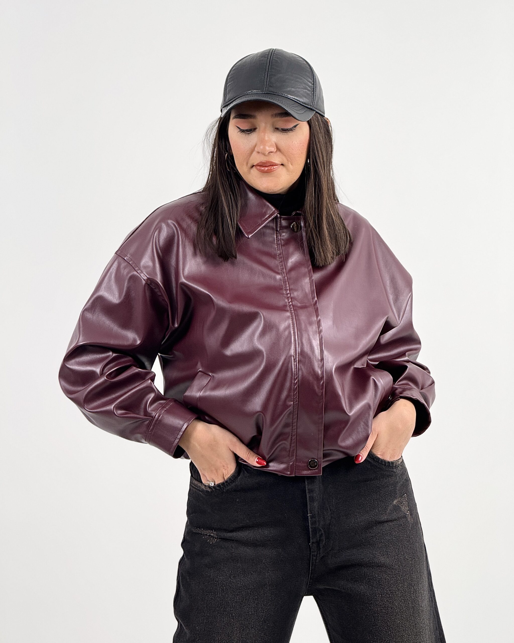 Alternative view of کت  چرم رزا