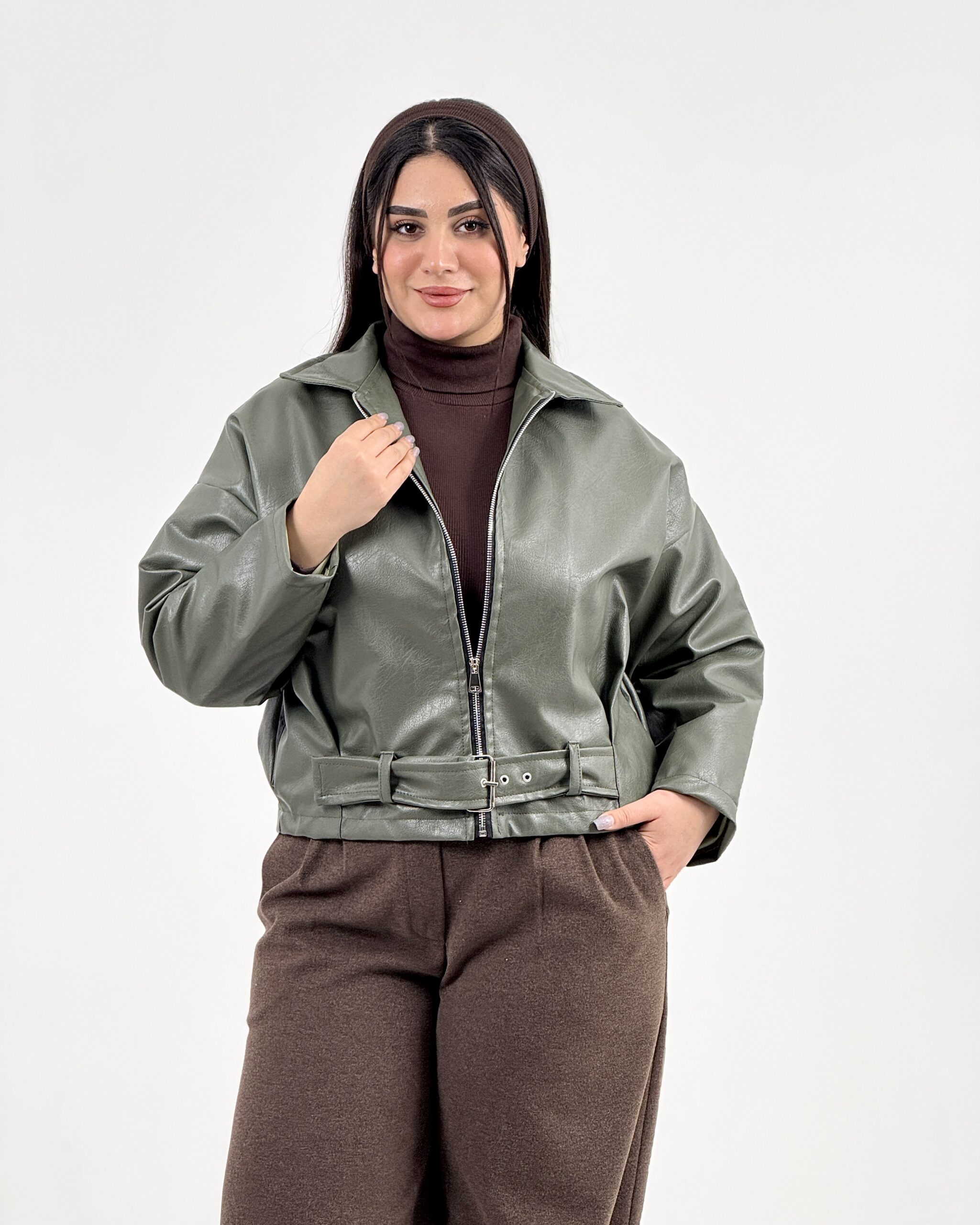 کت چرم ساشا